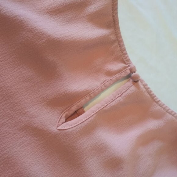 Lily White Women's size M pink long sleeve top - Picture 11 of 14